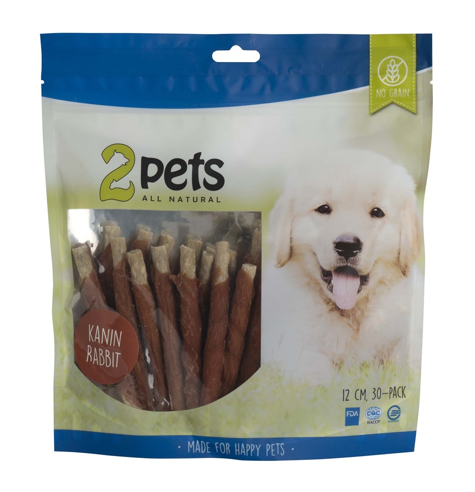 2pets Mald Tuggpinne Kanin 30st - 400g