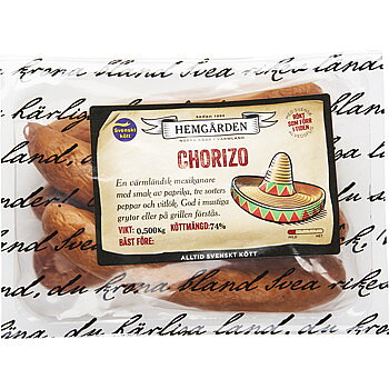Hemgården chorizo 12 x 300 g