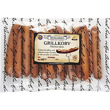 Hemgården Grillkorv tunt skinn 12x700g