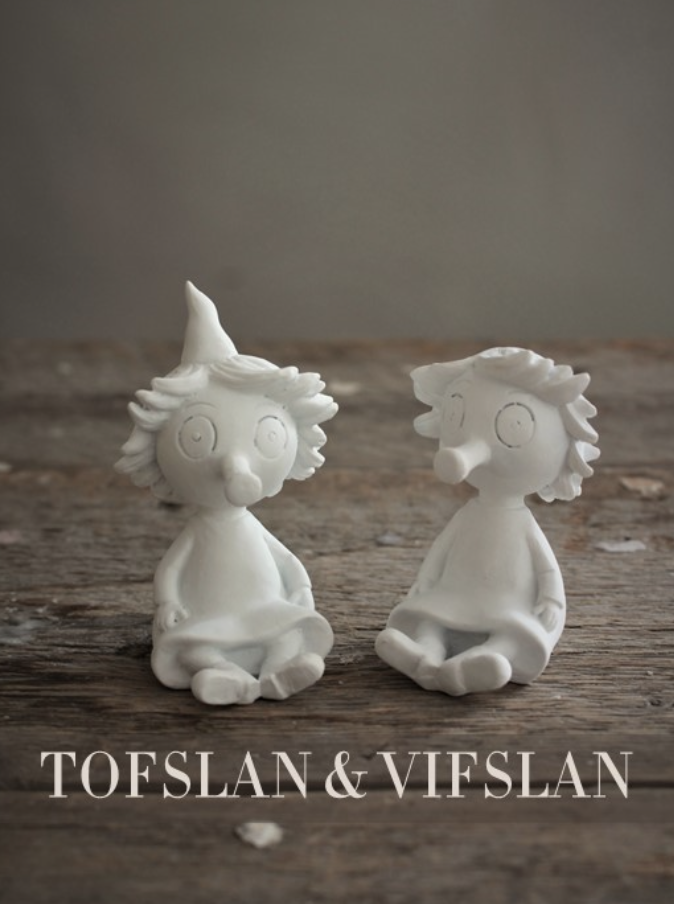 Mumin Polystone Figuriner - Tofslan & Vifslan 2-pack
