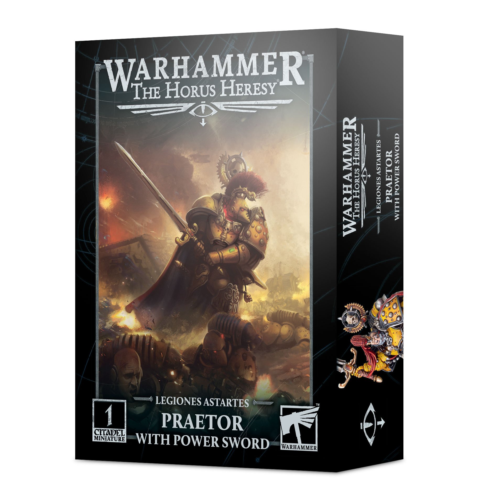 Warhammer Legiones astartes Praetor with Power Sword