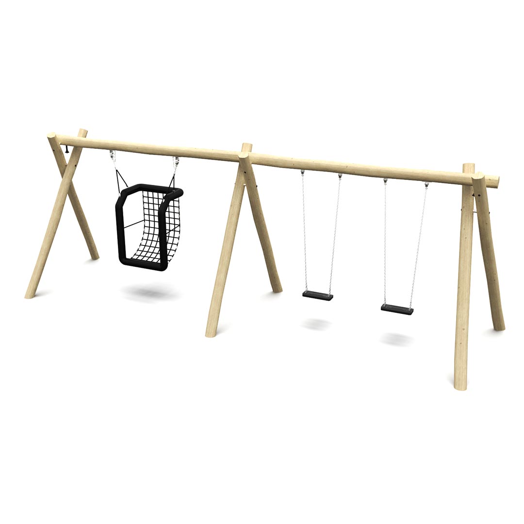 Tillgänglighetsanpassad Dubbel Gunga