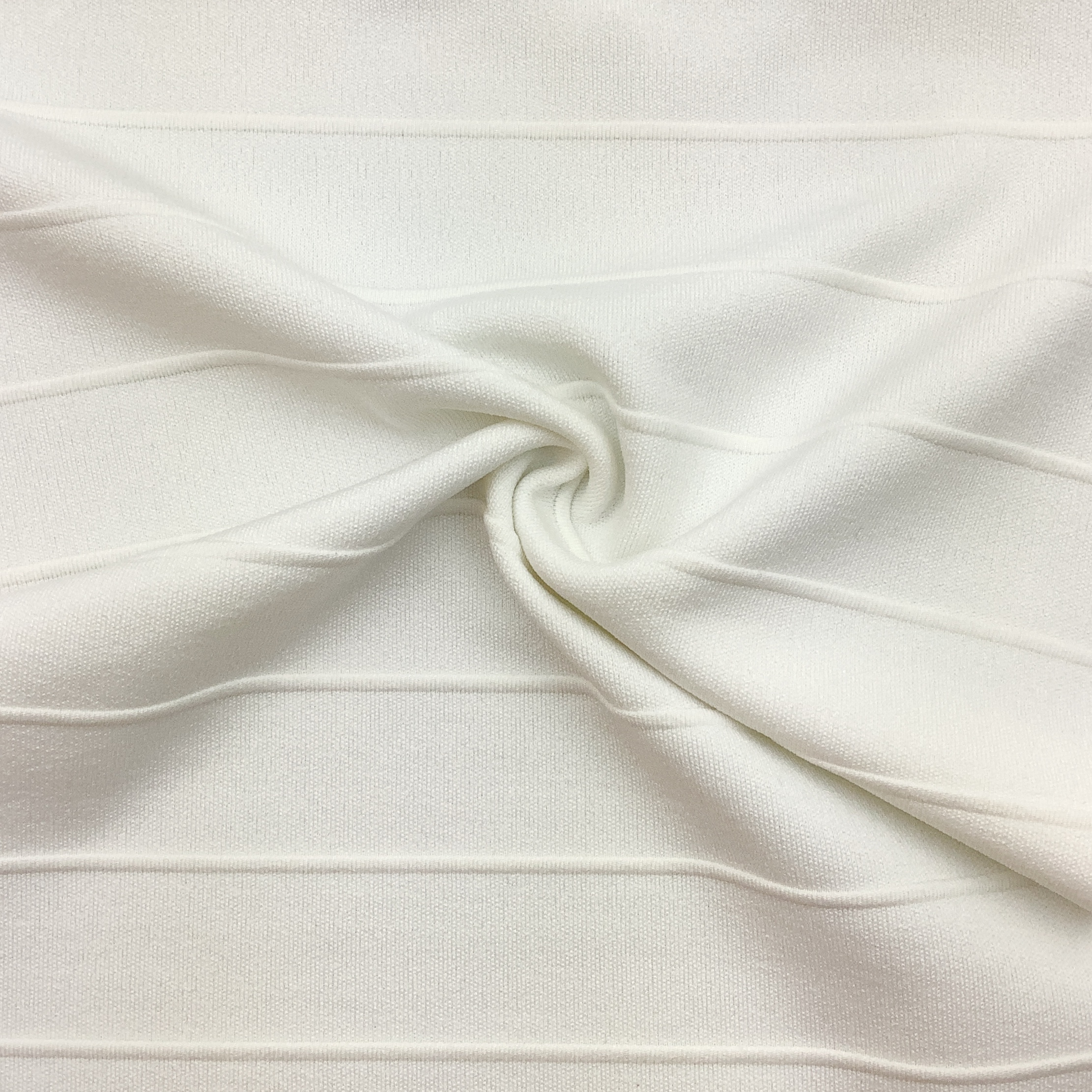 Jacquard knitted striped heavier jersey Offwhite HE908 - 4