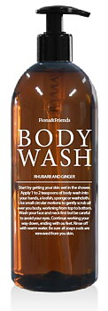 Fiona&Friends Body wash Rhubarb and Ginger 750ml