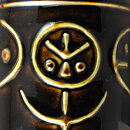 カールハリー・スタルハーネ  Fibulaシリーズ  ブラウンのベース Vase (14cm)  1969年 (2)