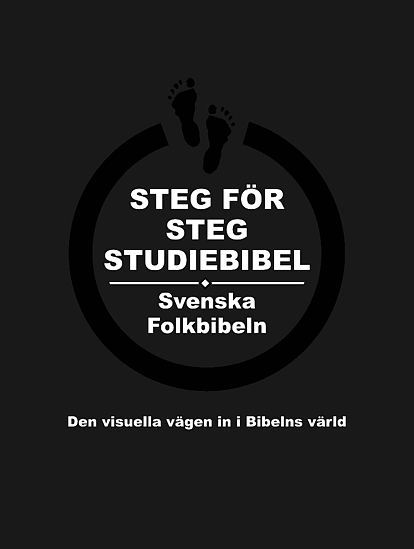 Steg för steg Studiebibel, svart cabraskinn - 2