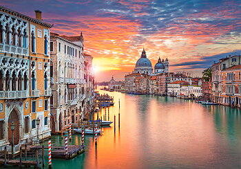 VENEDIG VID SOLNEDGÅNGEN 500 Bitar Castorland