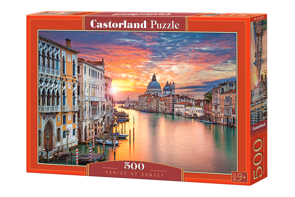 VENEDIG VID SOLNEDGÅNGEN 500 Bitar Castorland - 2