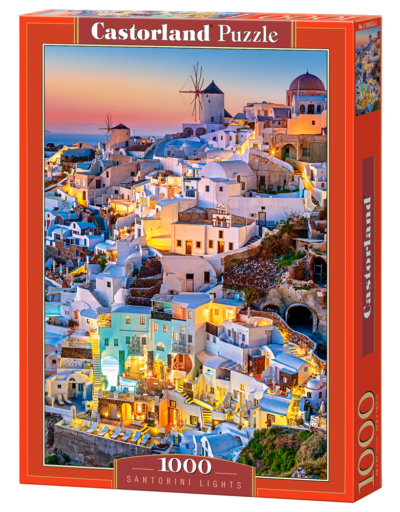 Ljus i Santorini 1000 Bitar Castorland - 2