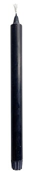 inicio Kronljus Svart 100%stearin 28 cm