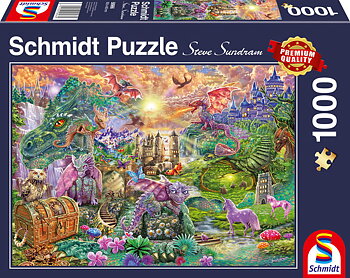 Enchanted Dragon Kingdom 1000 Bitar Schmidt
