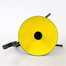 Gunnar Ander (1960s) Yellow Metal Candleholder with Handle 11 cm