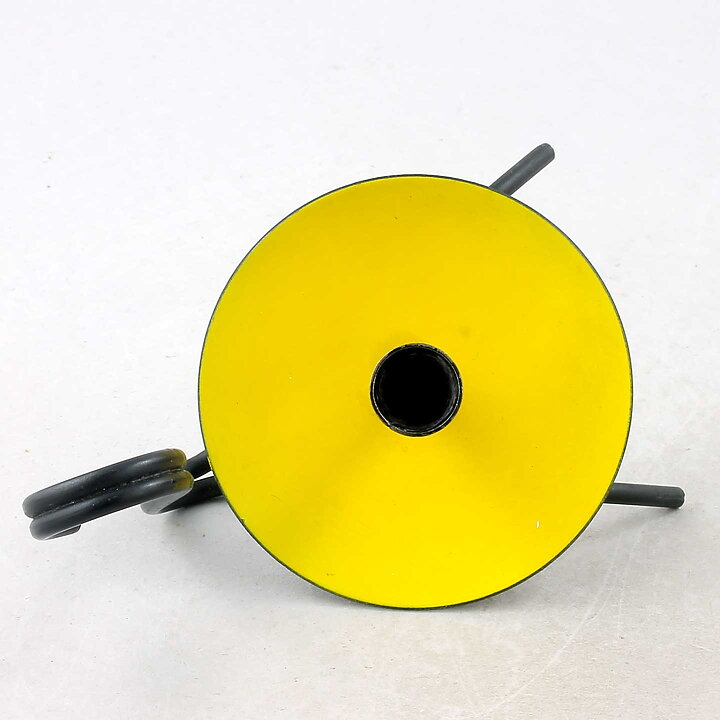 Gunnar Ander (1960s) Yellow Metal Candleholder with Handle 11 cm