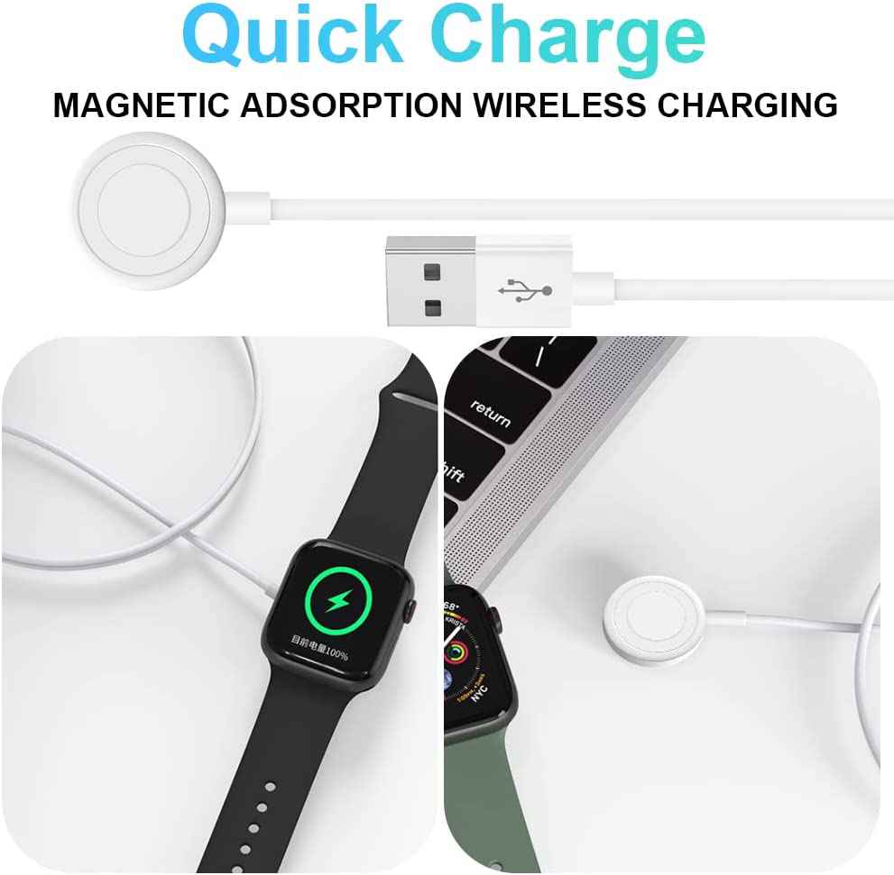 Trådlös magnetisk klockladdare för iWatch-laddningskabel - 3