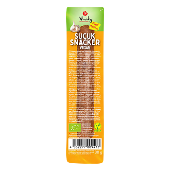 vegansk ölkorv sucuk wheaty