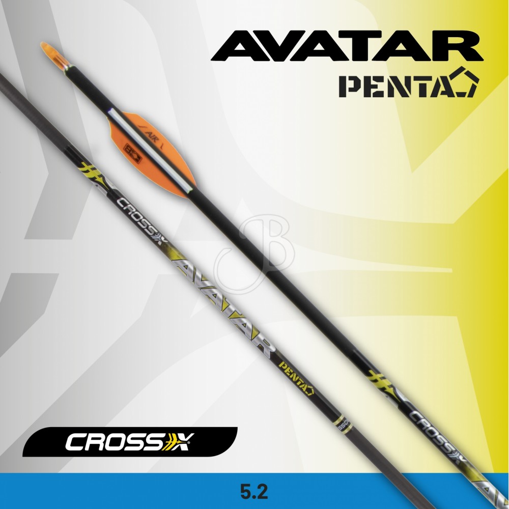 Fleches Carbone Cross-X Avatar Penta (par 12)