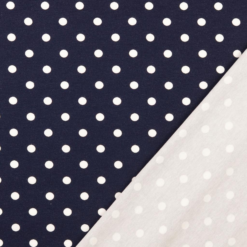 Polkadot Trikå Marin - 3