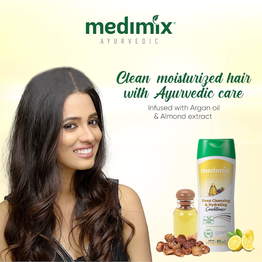 Medimix Ayurvedic Deep Cleansing and Hydrating Conditioner 400ml - 3
