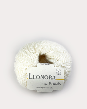 Leonora by Permin - Naturvit/20