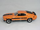 Ford Mustang 428  Mach 1   1970  Maisto  1:18  Orange/Svart Stripes   ( Öppnings Bar )
