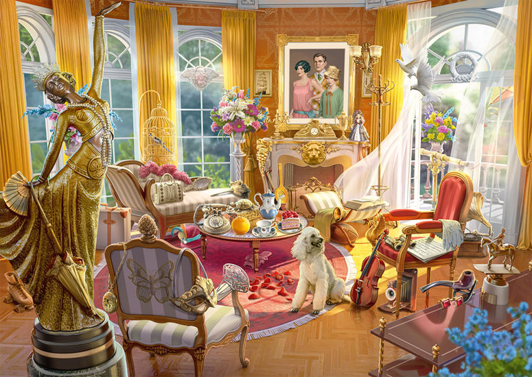 Parlor Of The Orchid Estate 1000 Bitar Schmidt