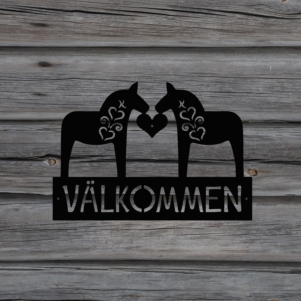 DALAKÄRLEK VÄLKOMMEN vägg|dörr - 2