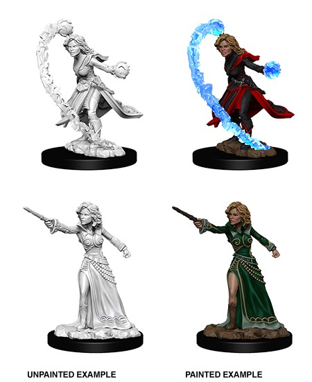 Pathfinder Battles: Deep Cuts - Female Human Wizard