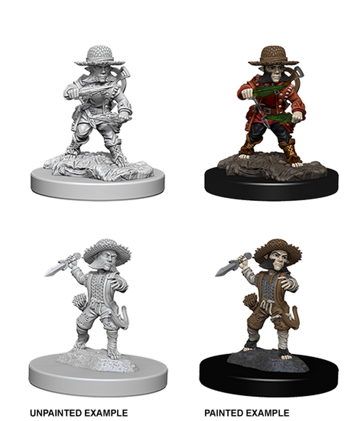 Pathfinder Battles: Deep Cuts - Male Halfling Rogue