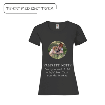 T-shirt with personal print Ladies