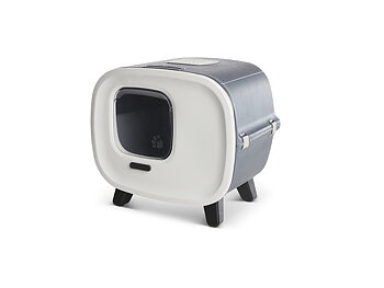Savic Mira de Luxe Cat Toilet - White/anthracite