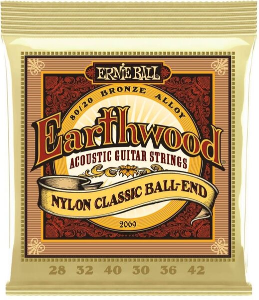 Ernie Ball Nylonsträngar med kula 