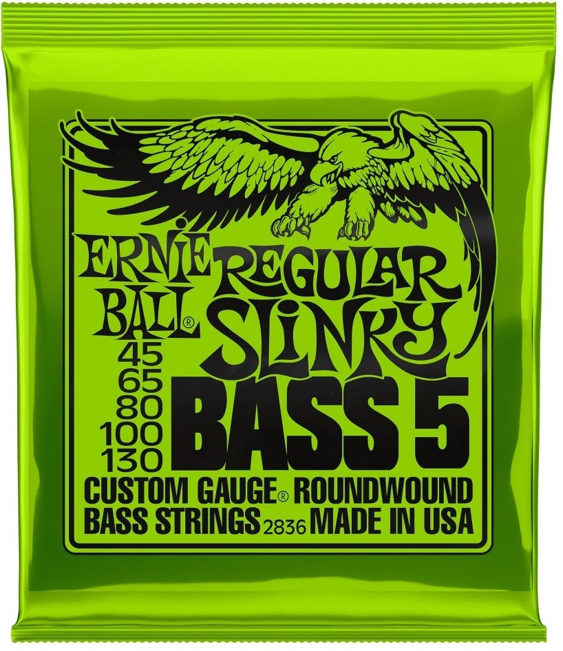 Ernie Ball 2836  Regular Slinky för 5-strängad elbas