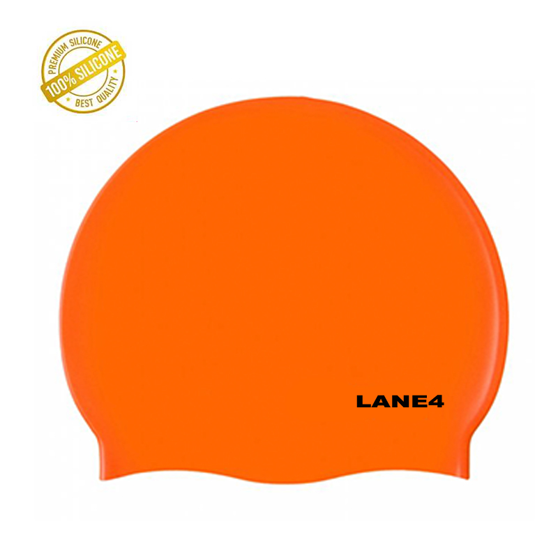 Badekappe Solid Silicon Orange