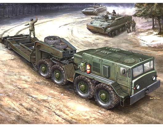 1/35 MAZ-537G Late Production type with MAZ/ChMZAP-5247G semitraiier