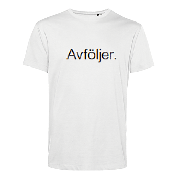 AVFÖLJER. T-shirt vit Eko