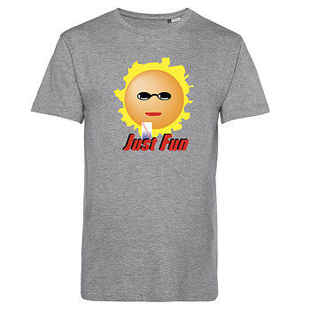 Just Fun T-shirt grå Eko