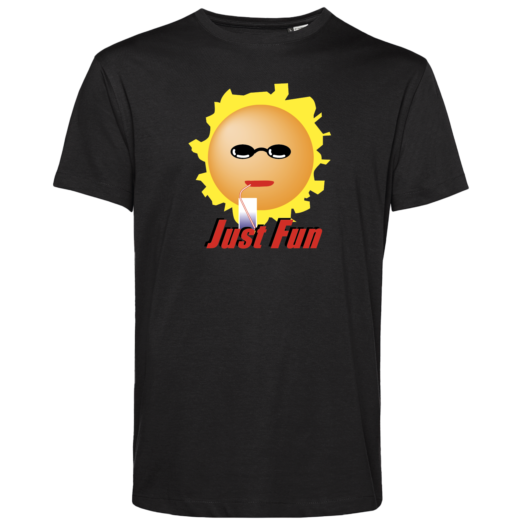 Just Fun T-shirt svart Eko