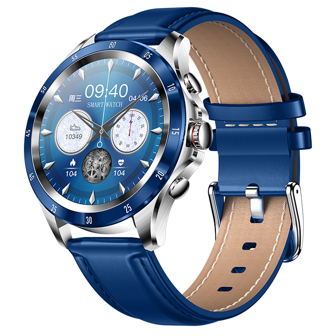 Philippe Palmer Smart Watch LP93 Blue/Leather