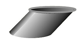 MURSTOS ANSLUTNING Ø125 45°MM