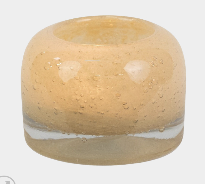 Leah stor 15 cm ljuslykta i glas Vete
