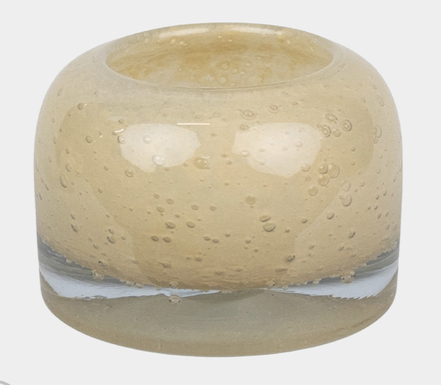 Leah stor 15 cm ljuslykta i glas Vete