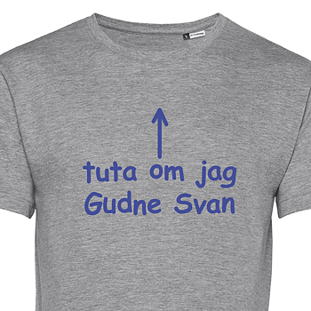 Gudne Svan T-shirt grå Eko