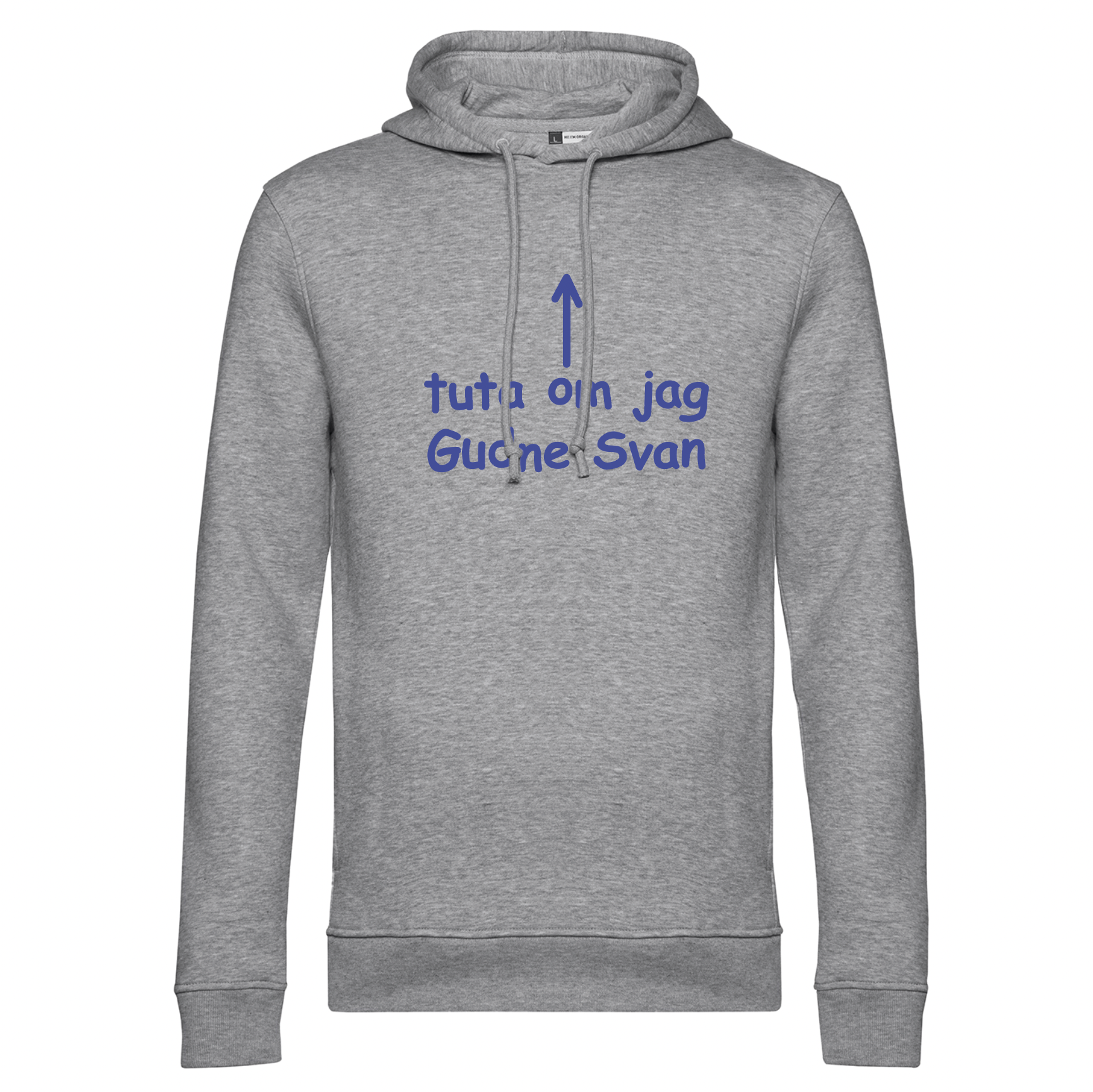 Gudne Svan Hoodie grå Eko