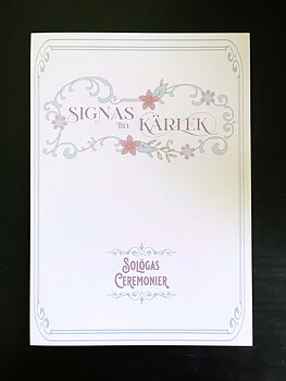 Signas till kärlek - ceremonikort
