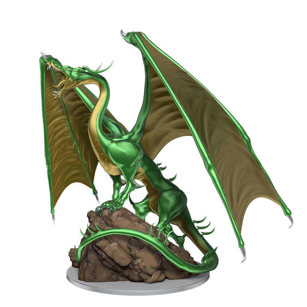 Dungeons and Dragons: Nolzur's Marvelous Miniatures - Young Emerald Dragon - 2