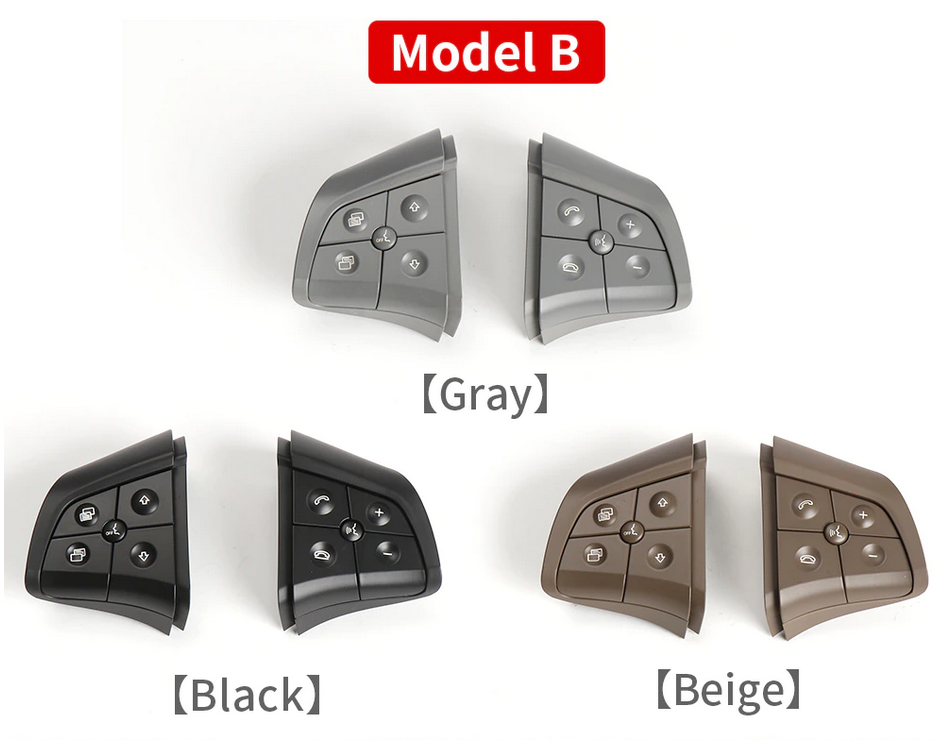 1. steering wheel replacement buttons 2pcs - 5