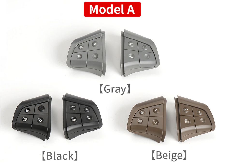 1. steering wheel replacement buttons 2pcs - 4