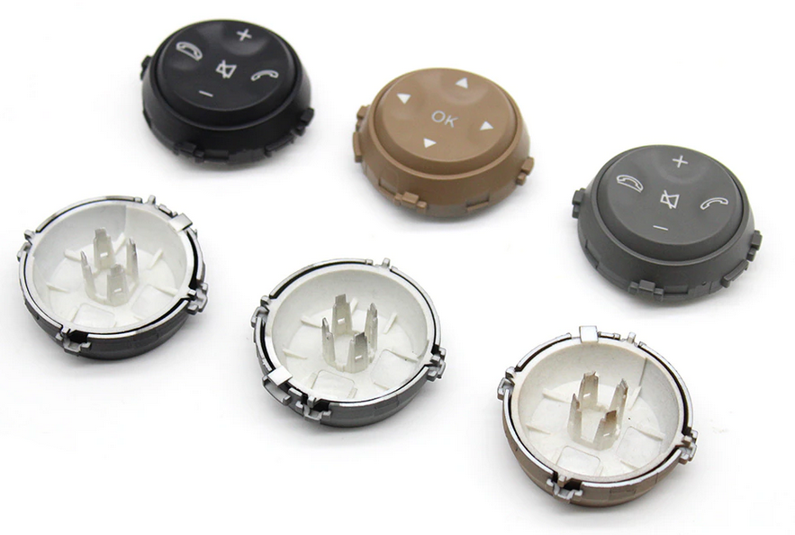 1. steering wheel replacement buttons 4pcs - 4