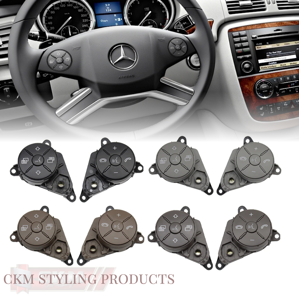 CKM Car Design 1. steering wheel replacement buttons 2pcs