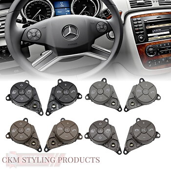 1. steering wheel replacement buttons 2pcs